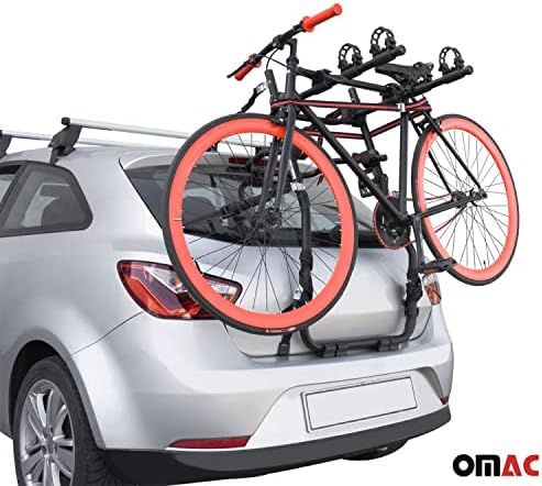 OMAC 3 מתלה אופניים לקיה סורנטו 2014-2018 שחור | מטען רכב הרכבה על אופניים מנשא אופניים 99 קג עומס מתקפל
